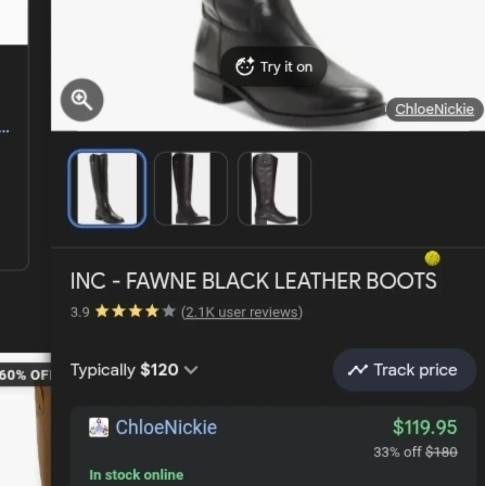INC Fawne Black Tall Riding Boots Womens Size 9.5M Knee High NWT Retail $185